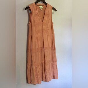 Rayon Knit Coral Sundress